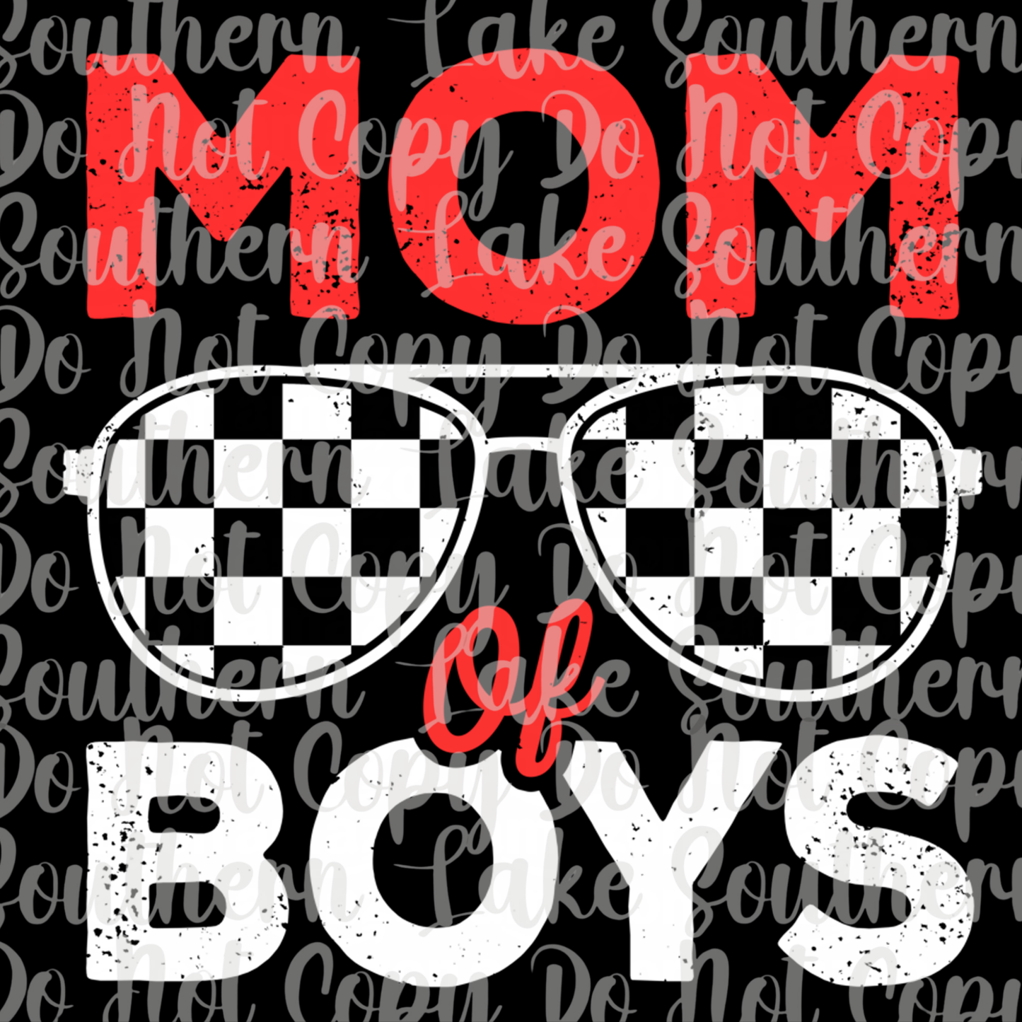 Mom Of Boys DTF Single Print