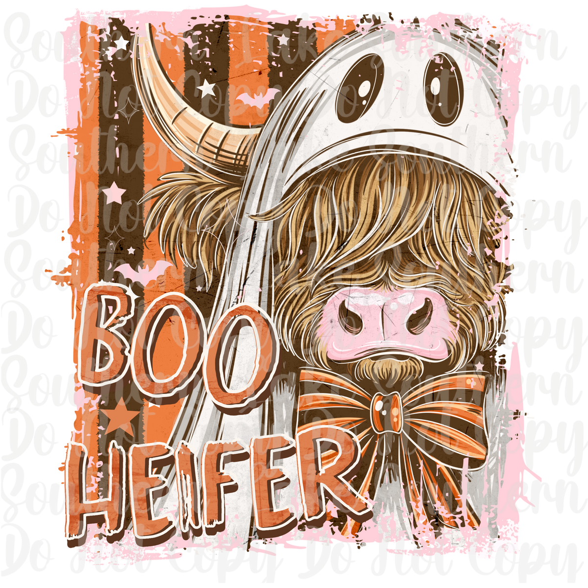 Boo Heifer DTF Single Print