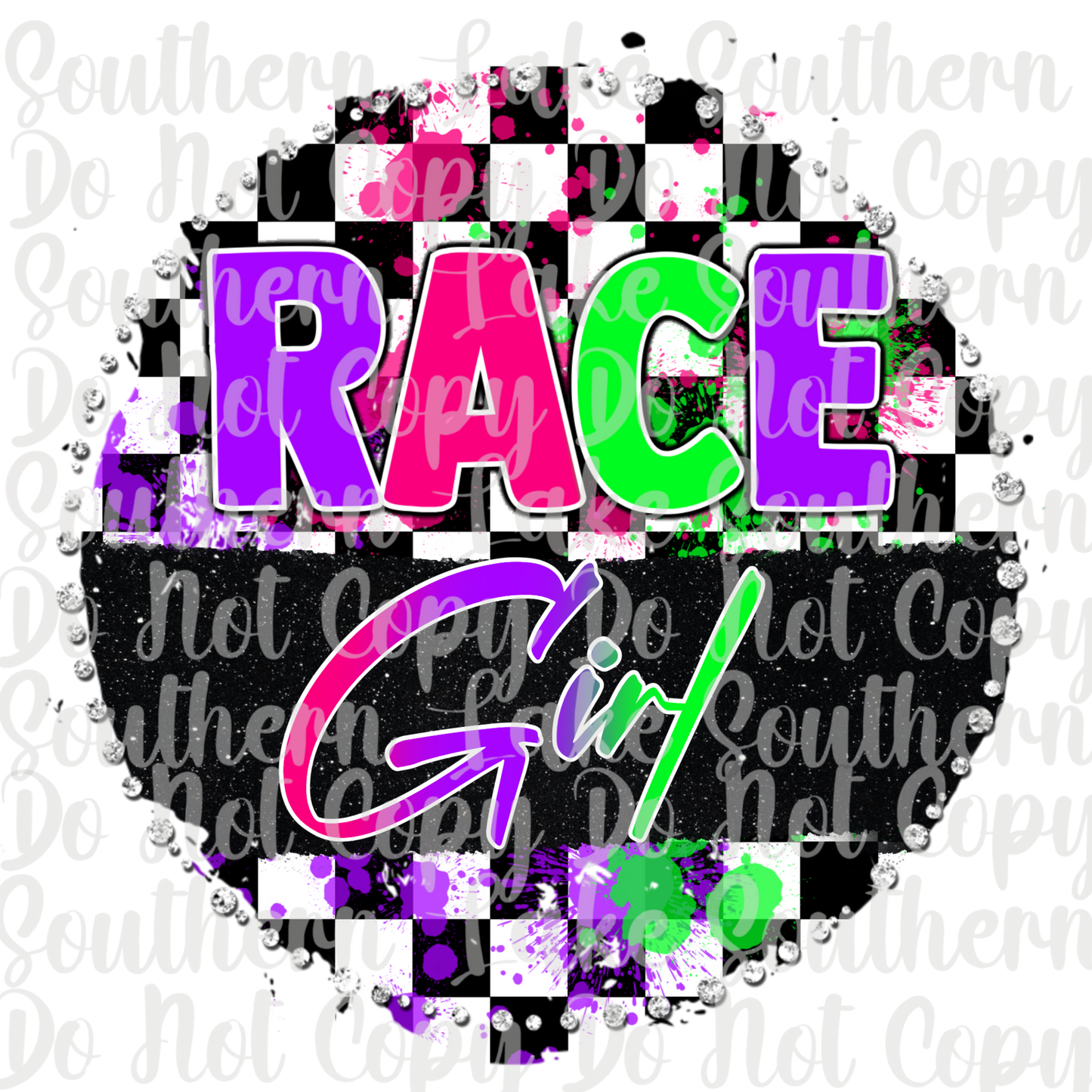 Race Girl DTF Single Print