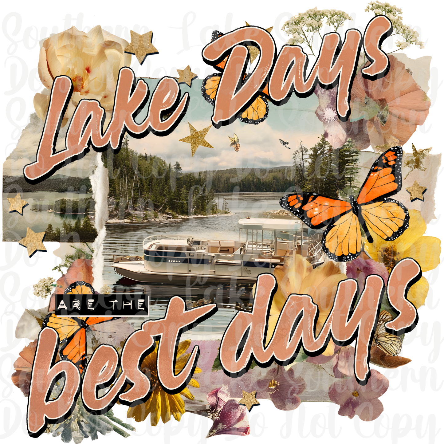 Lake Days Are The Best Days DTF Single Print