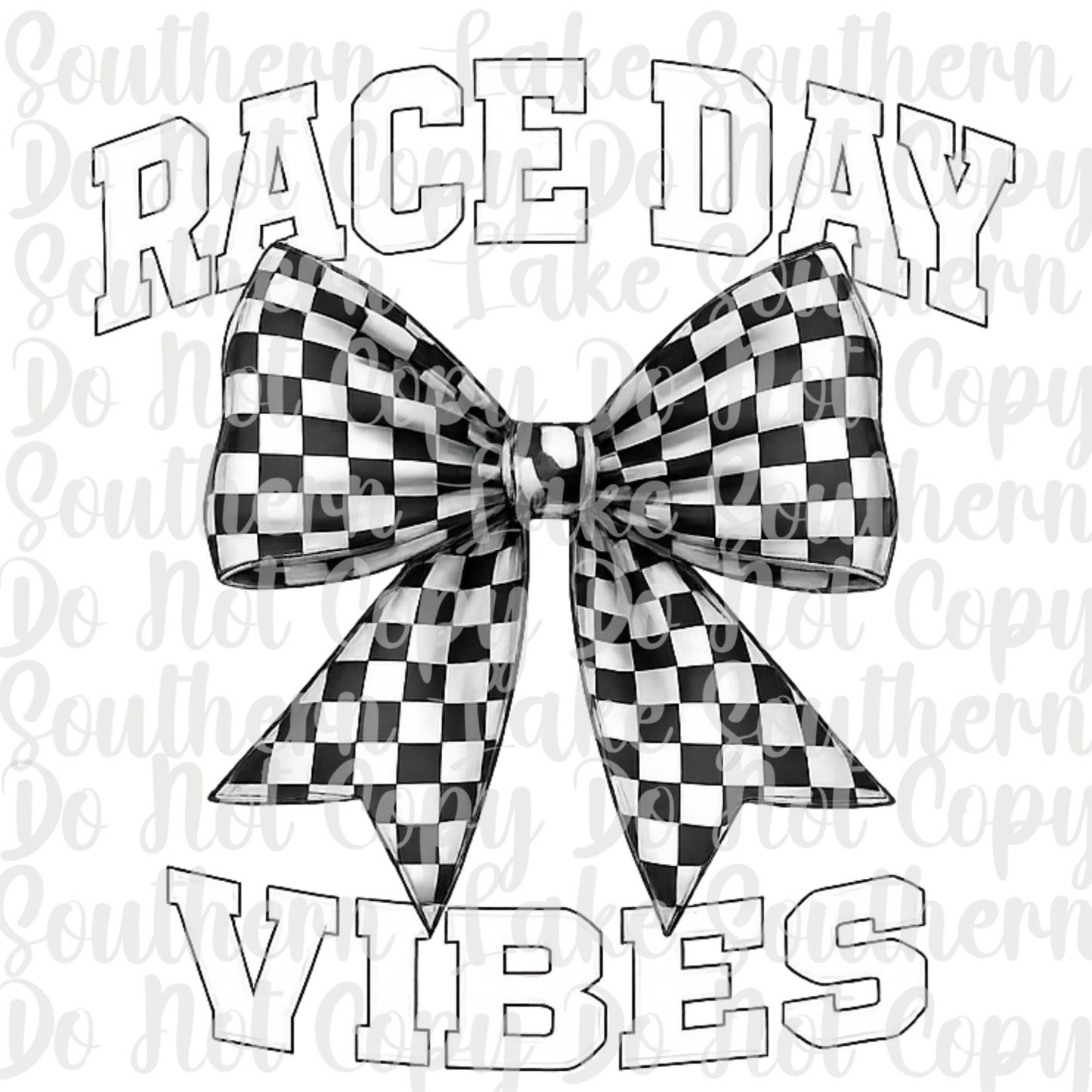 Race Day VIbes DTF Single Print