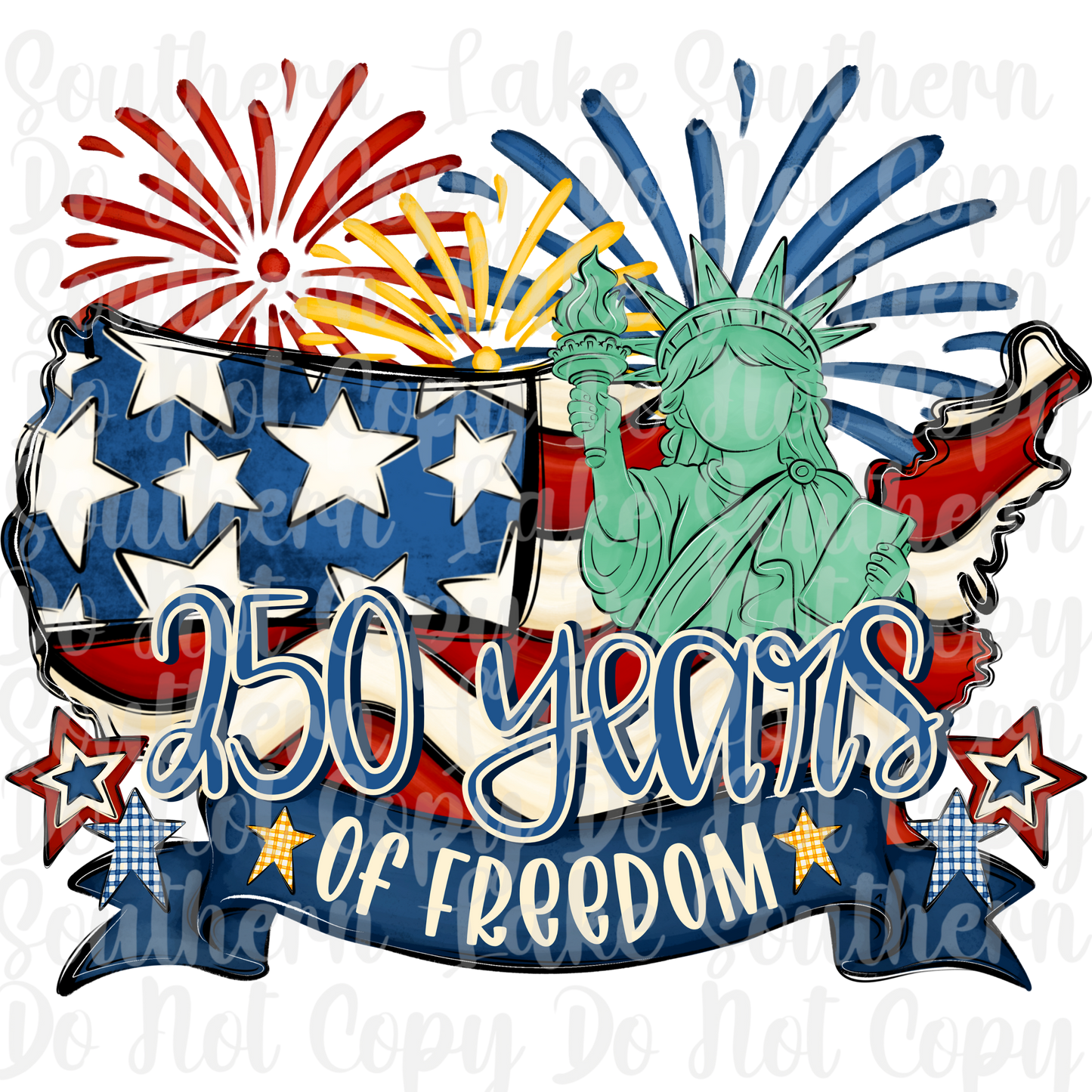 250 Years Of Freedom DTF Single Print