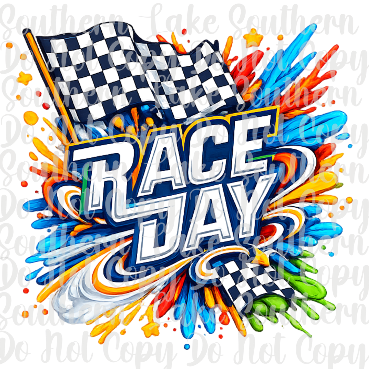Race Day DTF Single Print