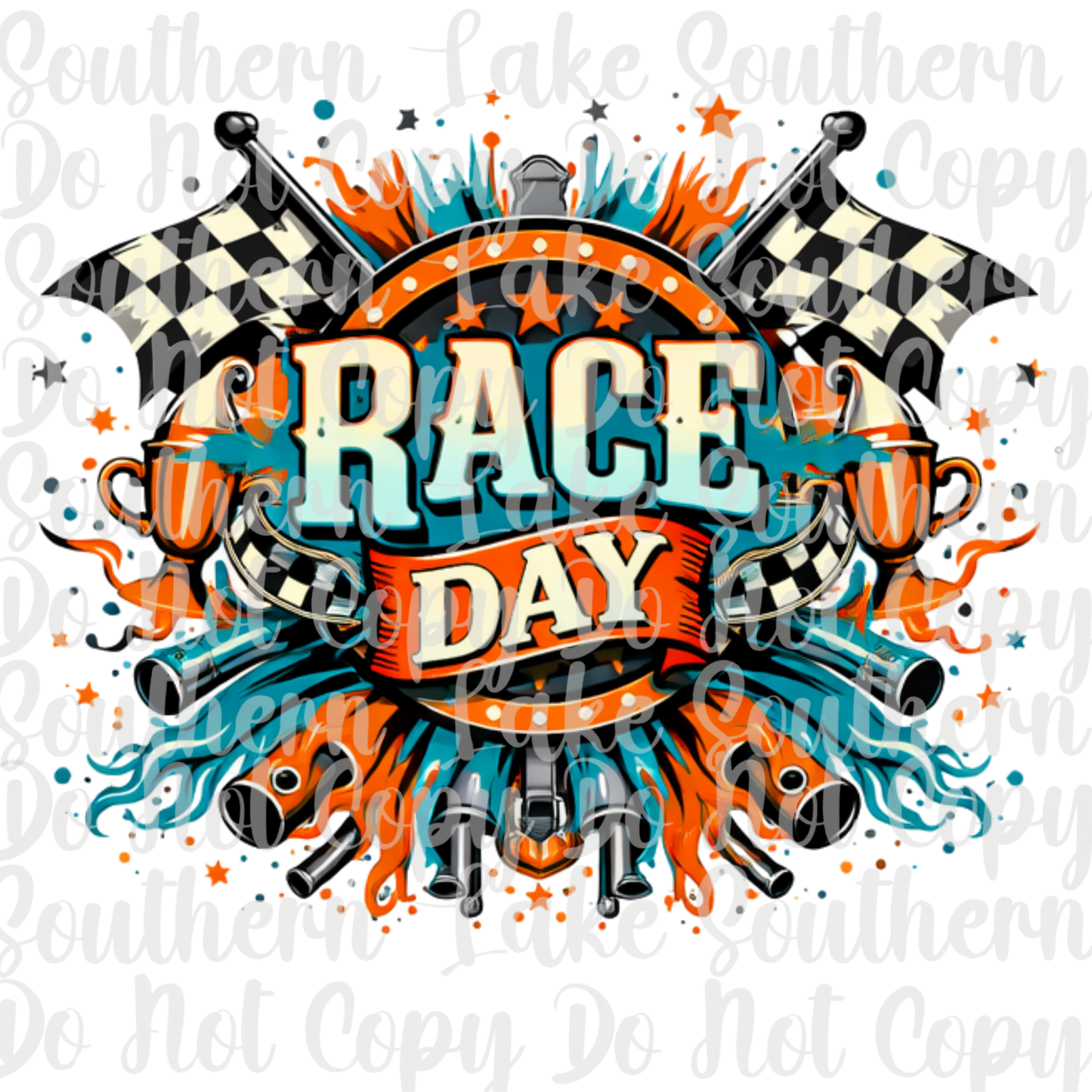 Race Day DTF Single Print