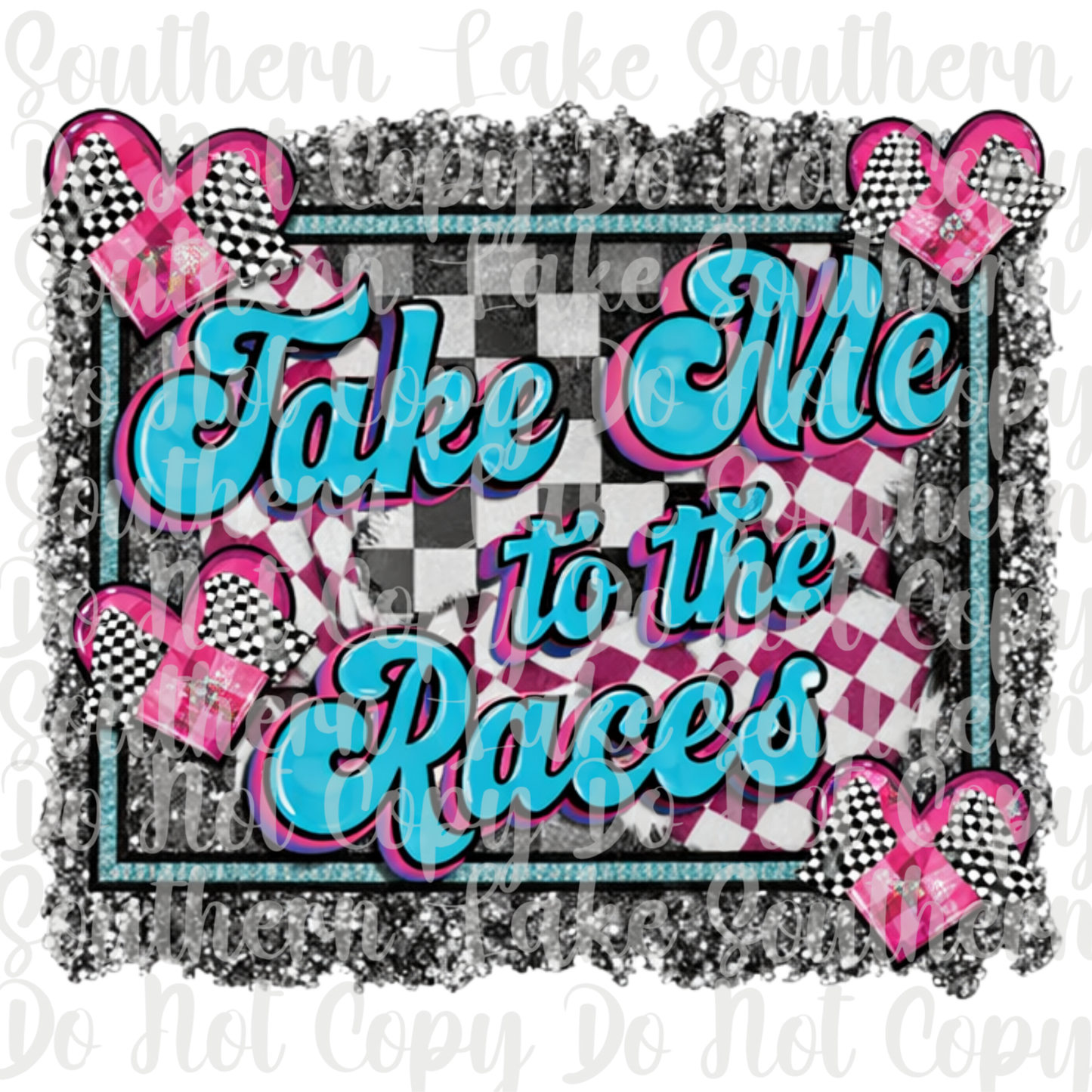 Take Me To The Races DTF Single Print