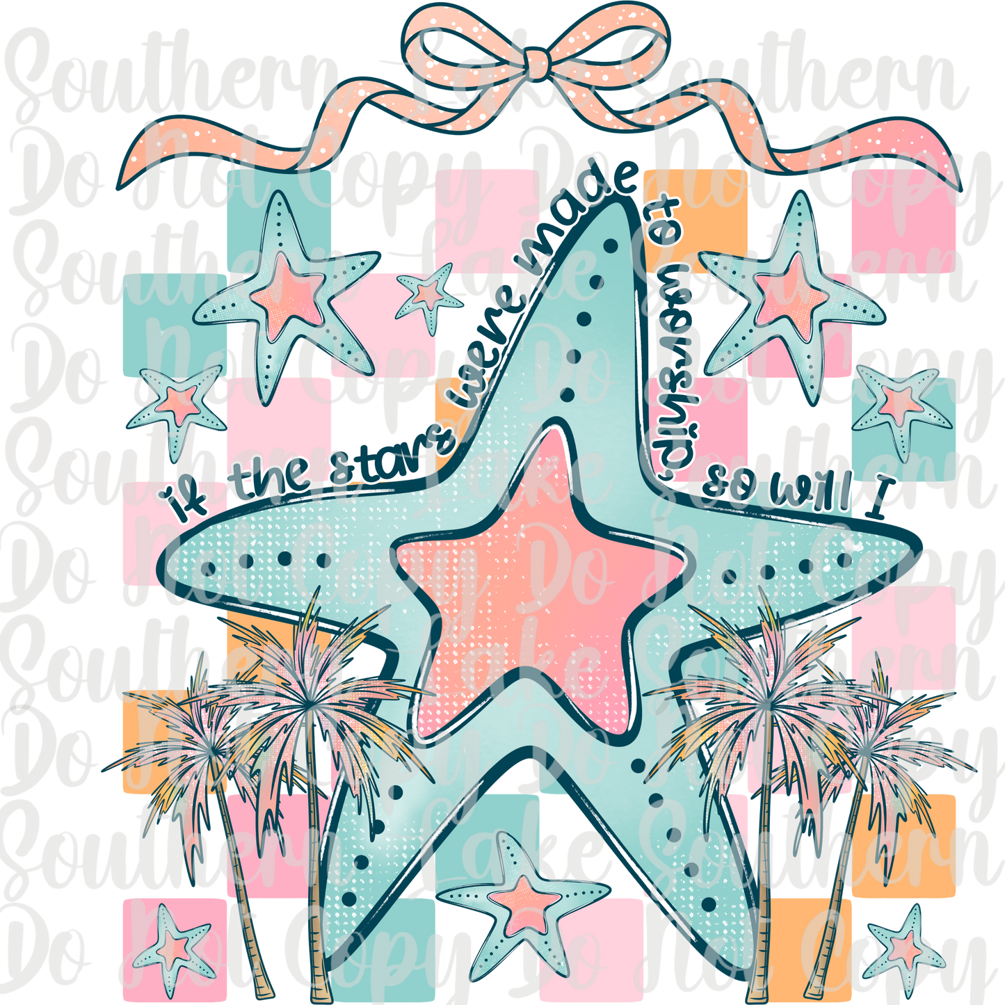If The Stars Are Made To Worship DTF Single Print