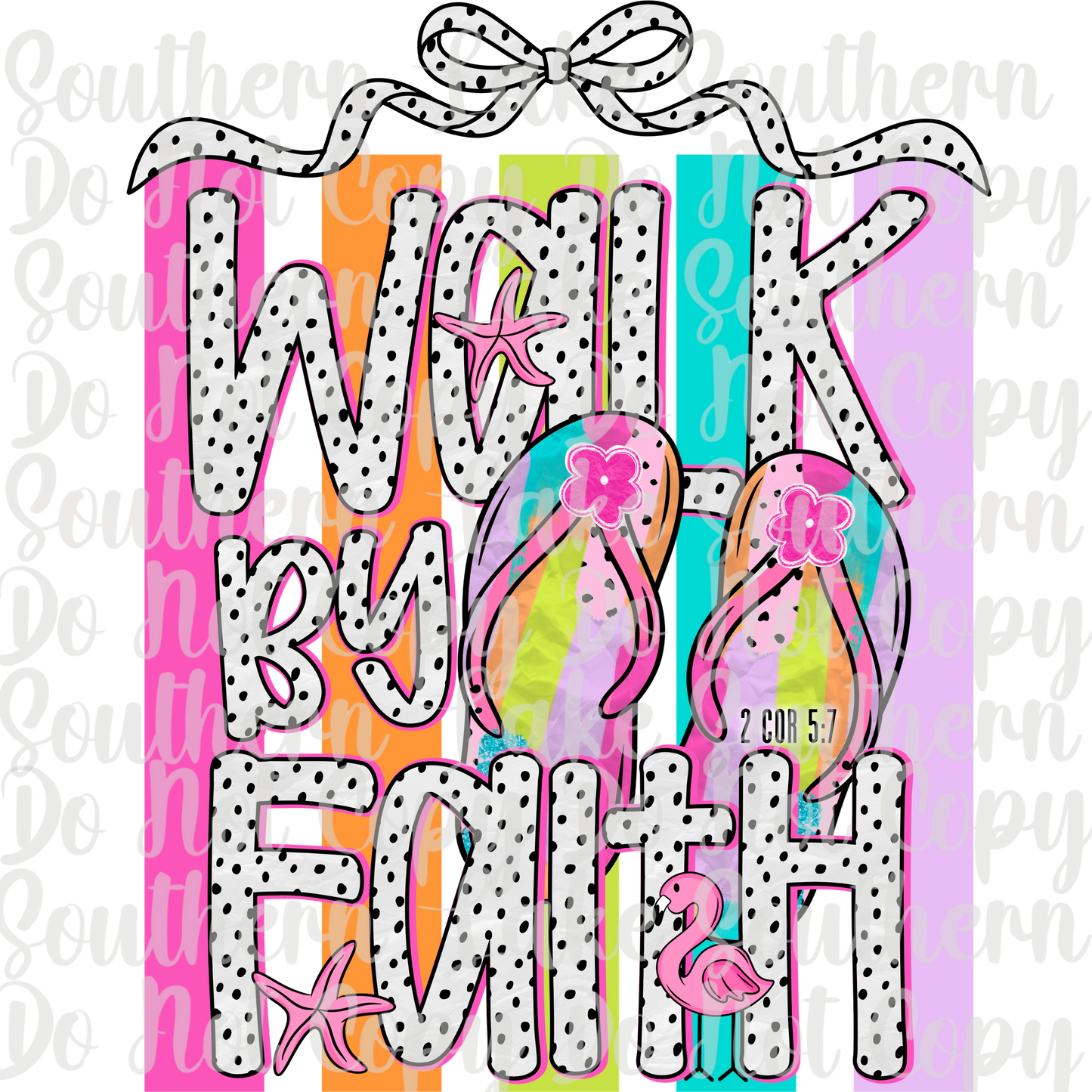 Walk By Faith DTF Single Print