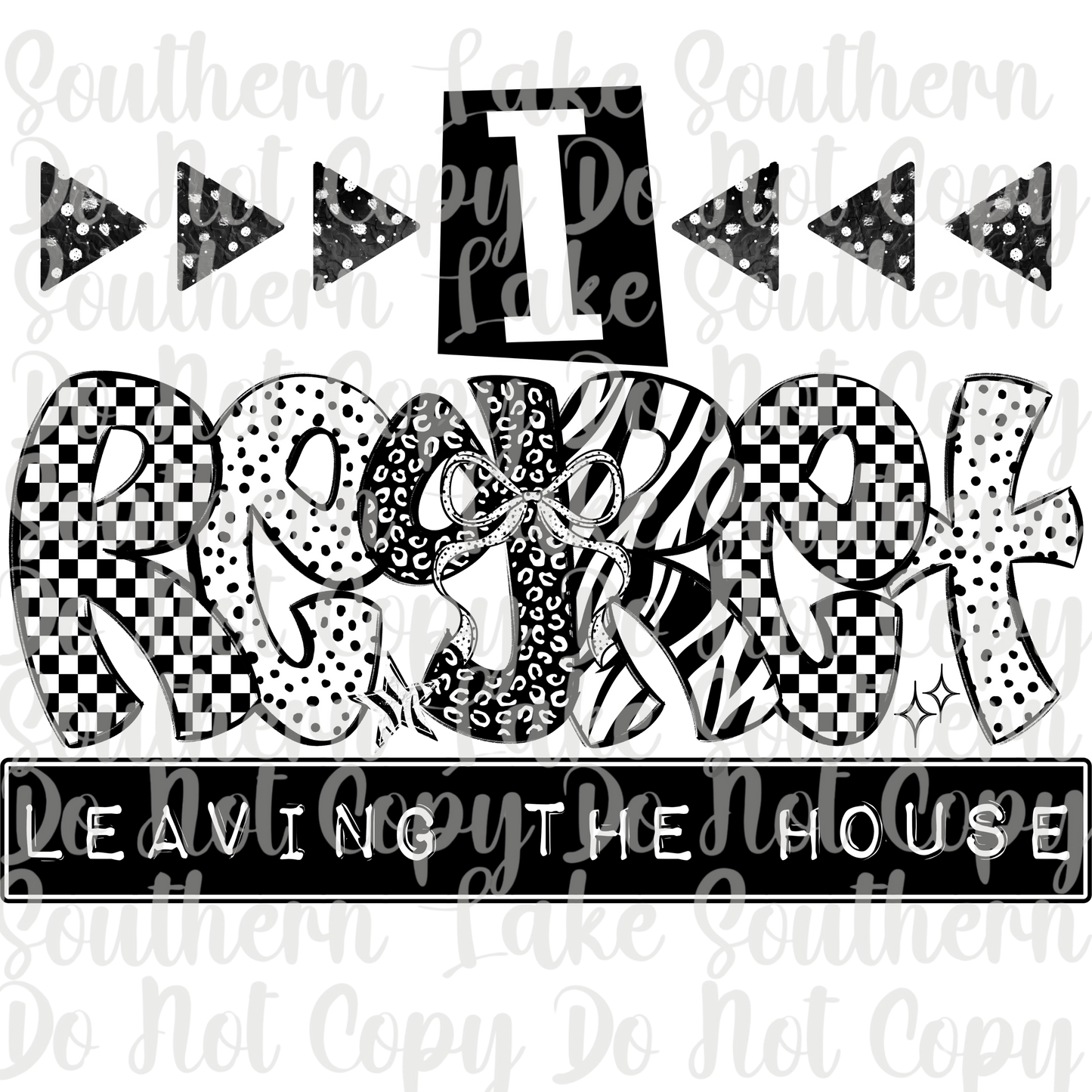 I Regret Leaving The House DTF Single Print