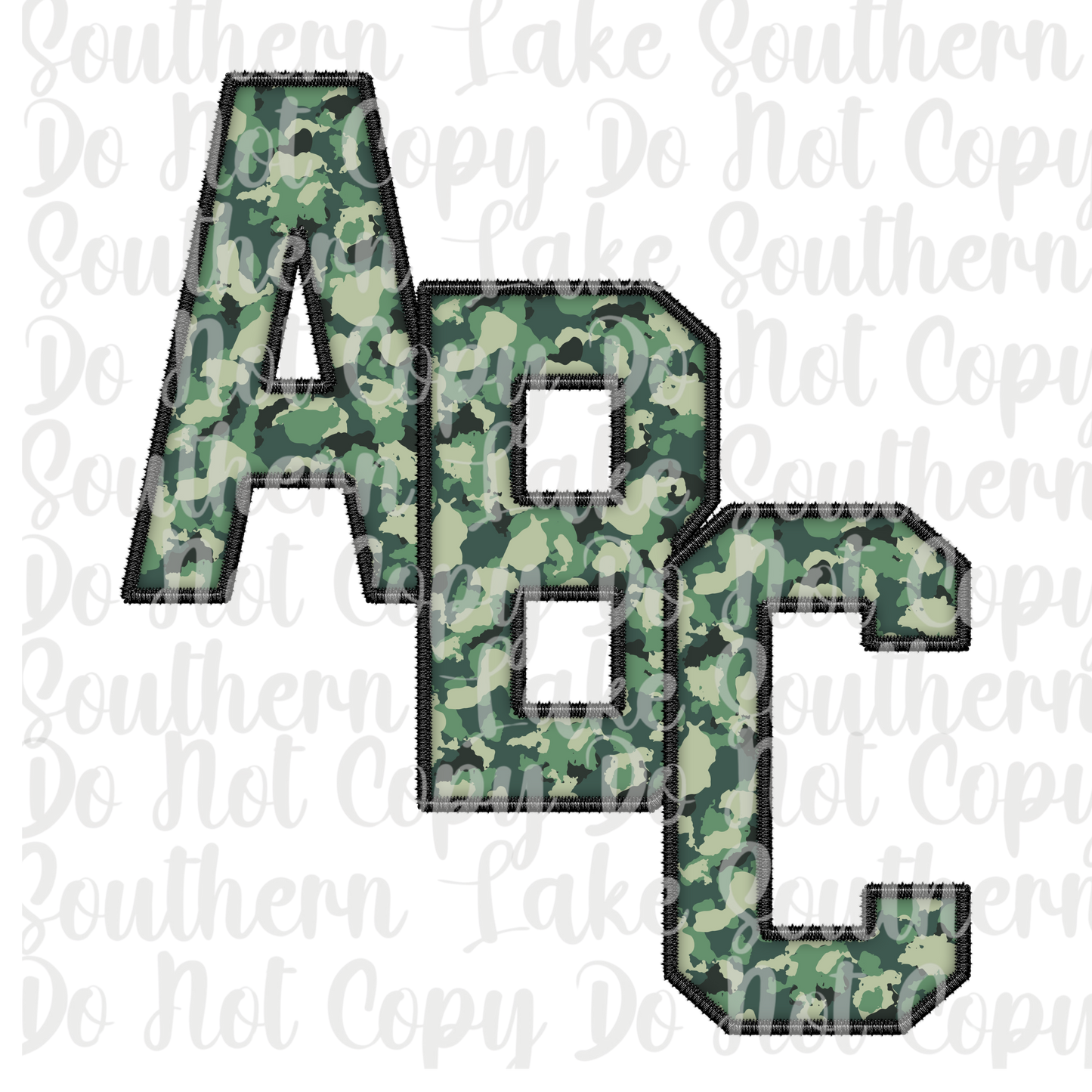 Green Camo Alpha Set A-0 Digital Download Only