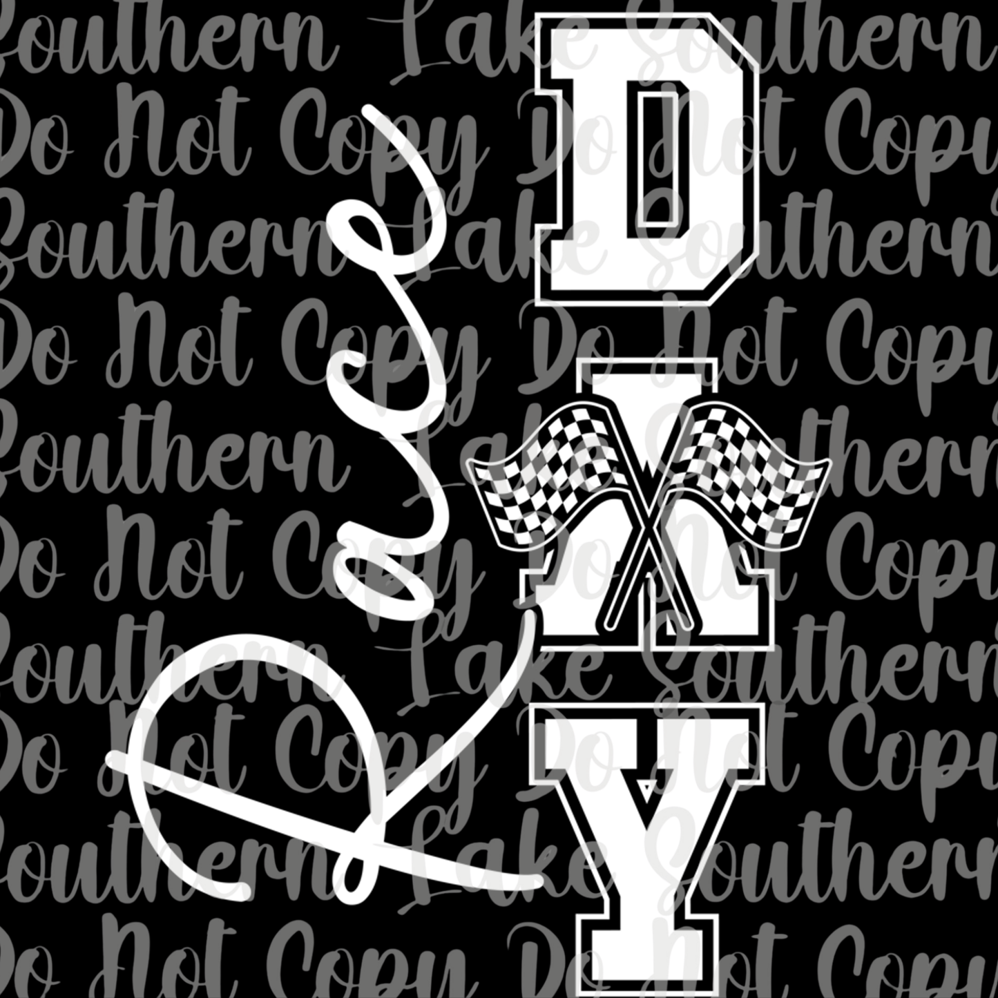 Race Day DTF Single Print
