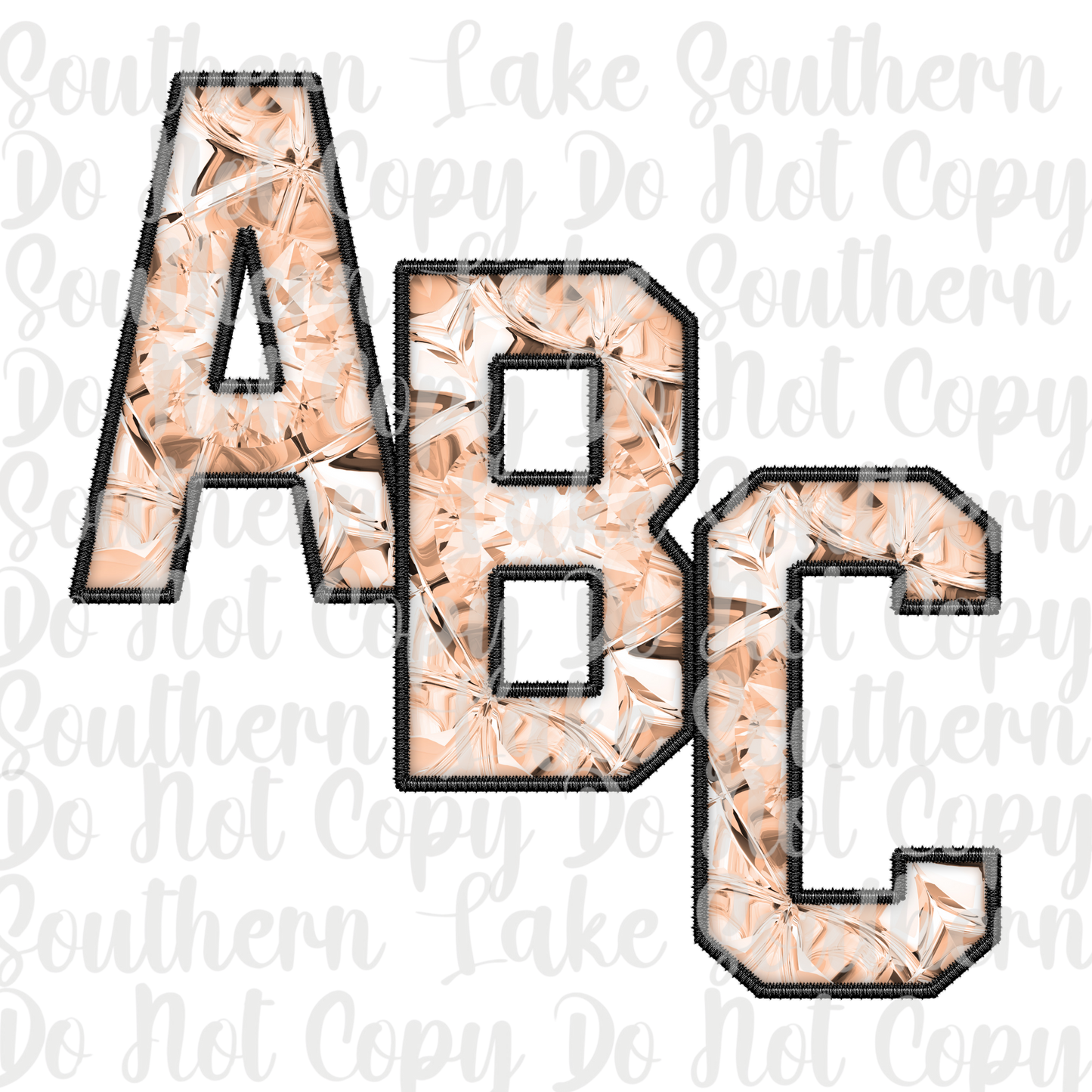 Peach Diamond Alpha Set A-0 Digital Download Only