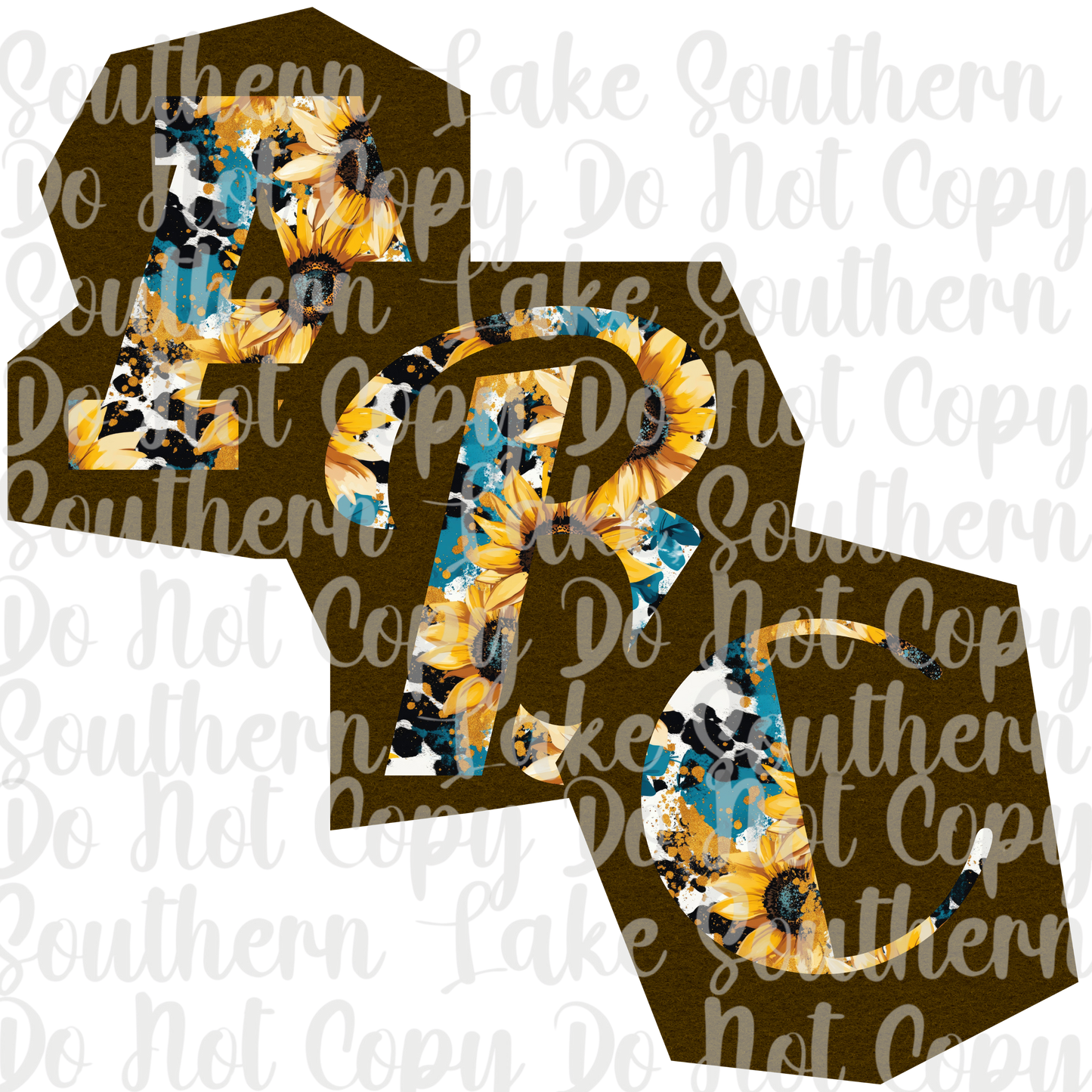 Ransom Sunflower Alpha Set A-Z Digital Download Only