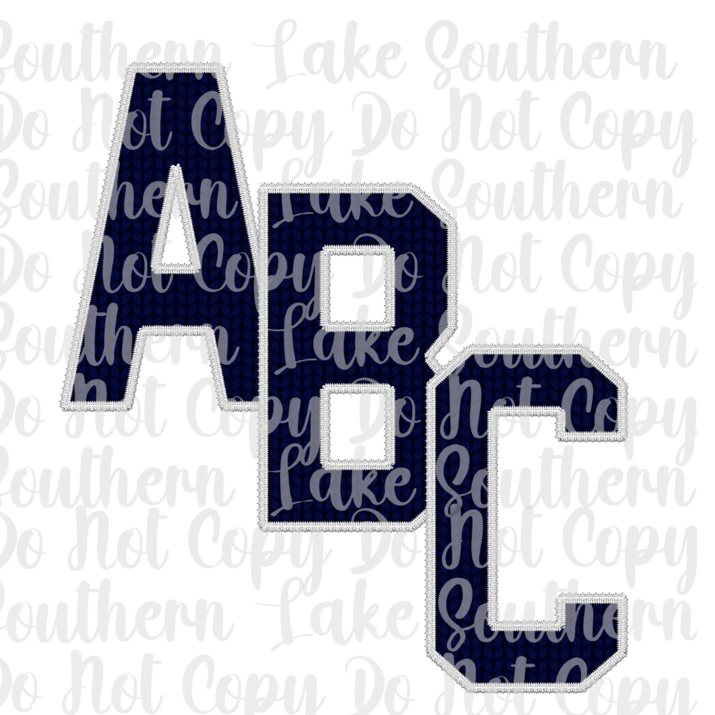 Dark Blue Yarn Alpha Set A-0 Digital Download Only