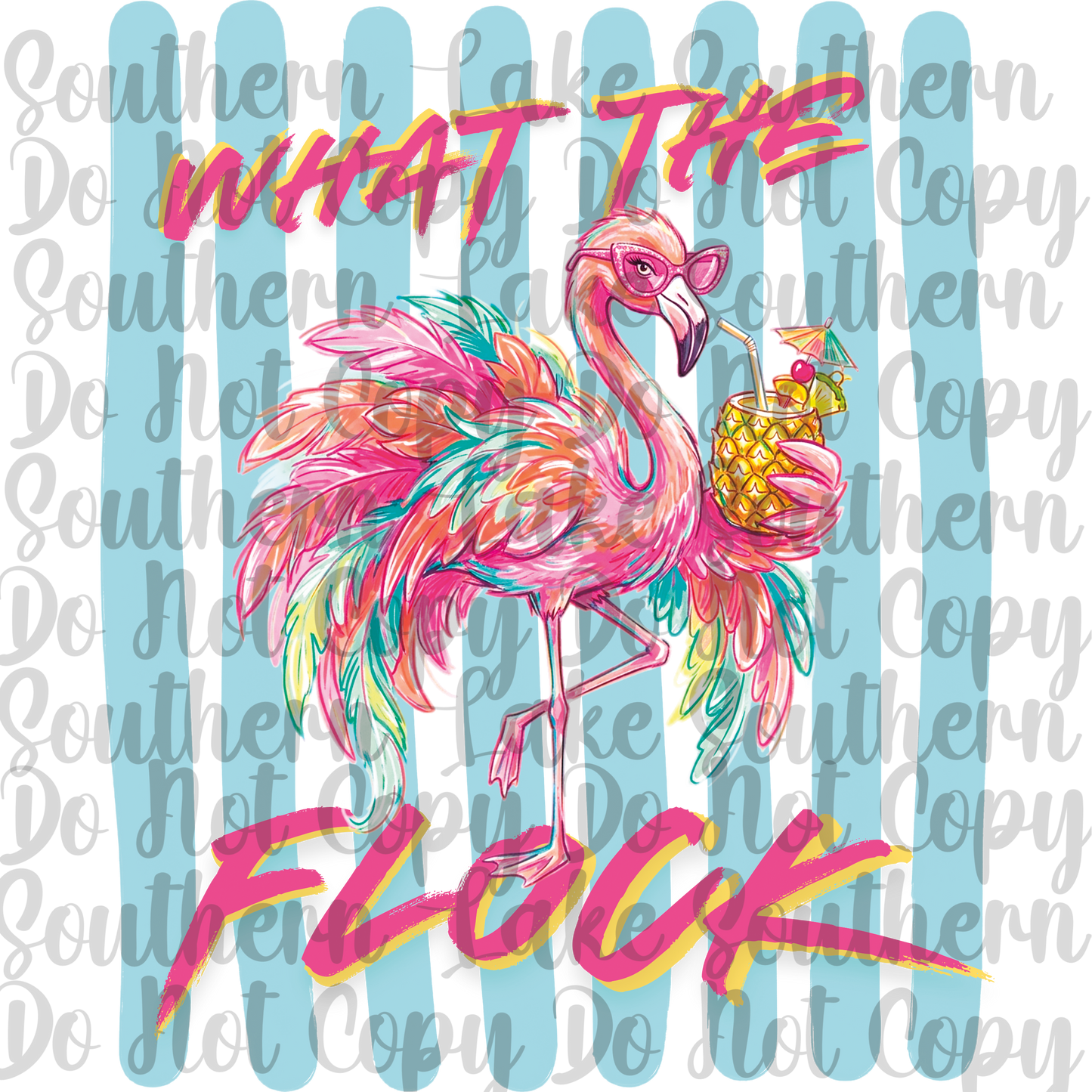 What A Flock DTF Single Print