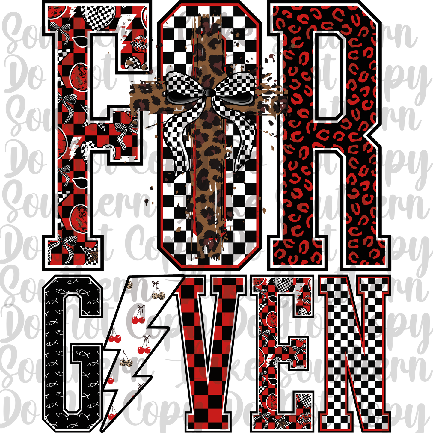 Forgiven DTF Single Print