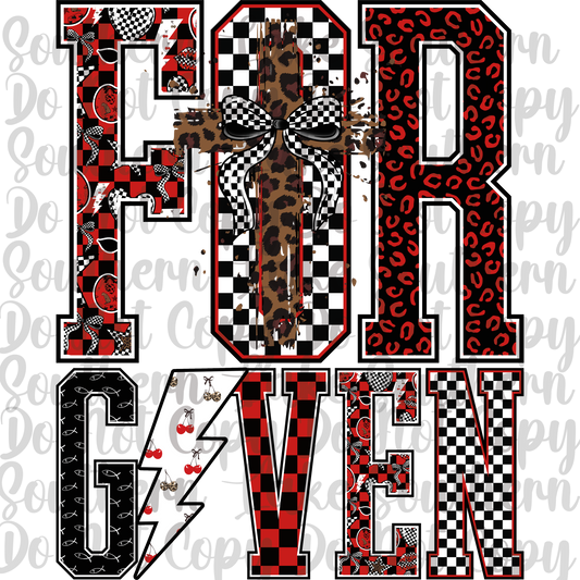 Forgiven DTF Single Print