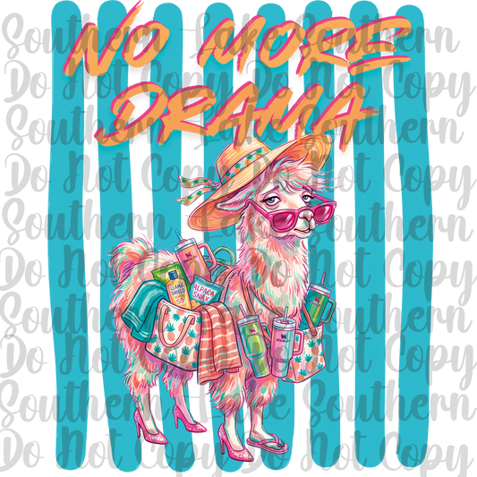 No Drama Lama DTF Single Print