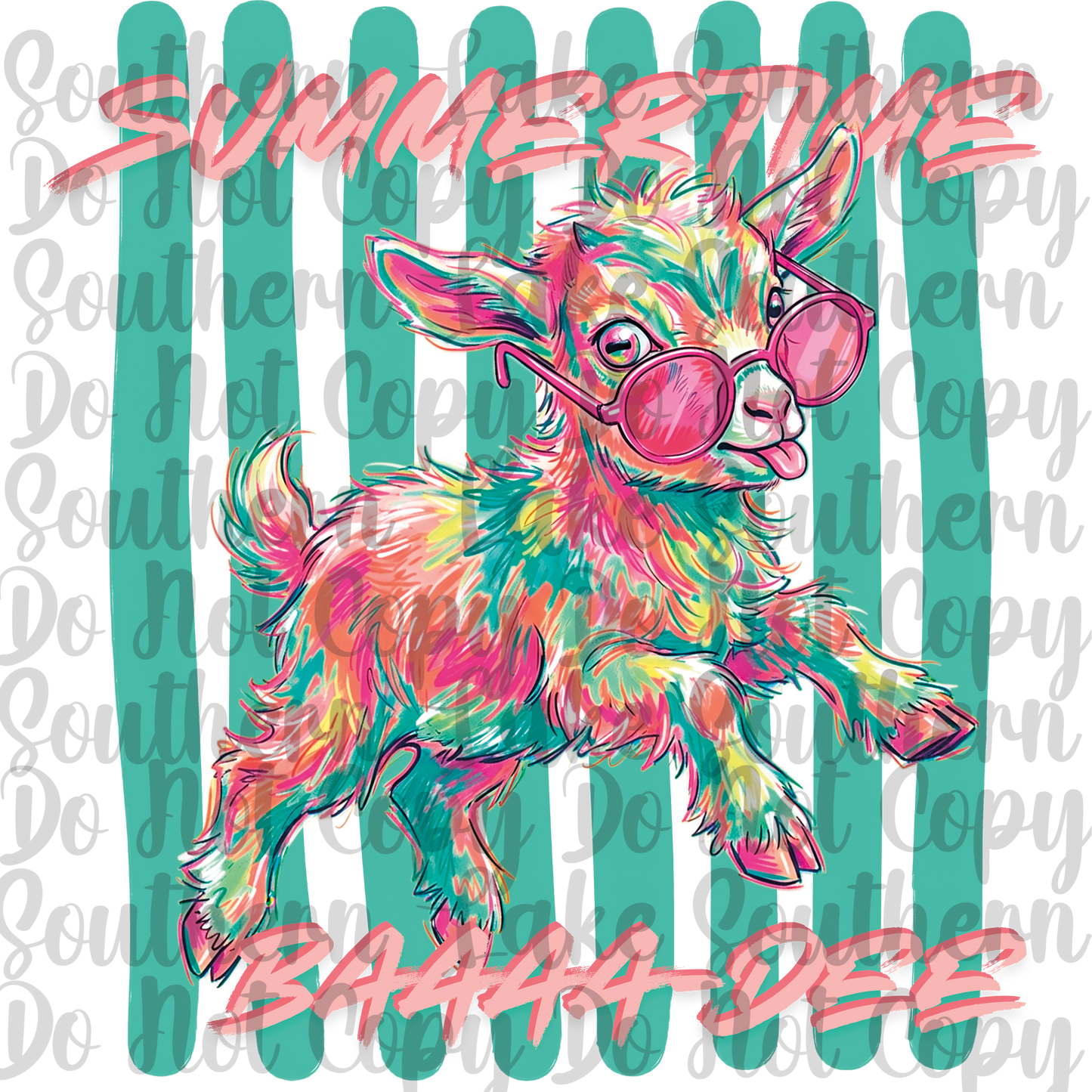 Summertime Baaaaa-dee DTF Single Print