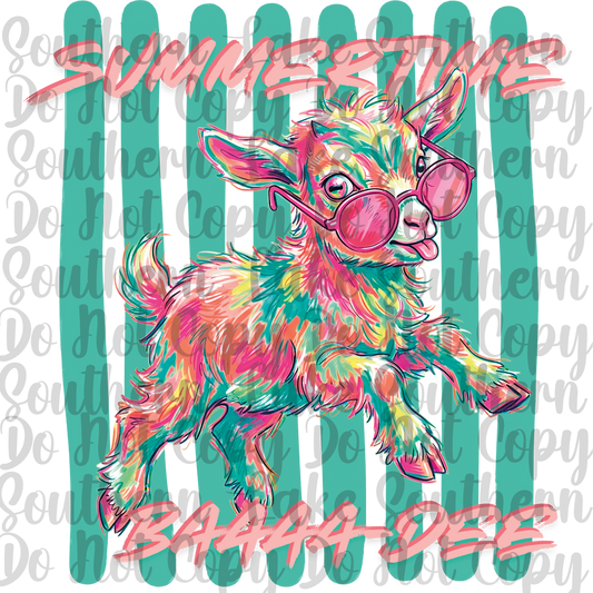 Summertime Baaaaa-dee DTF Single Print
