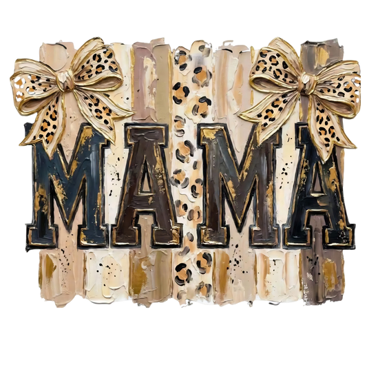 MAMA Browns Leopard DTF Single Print