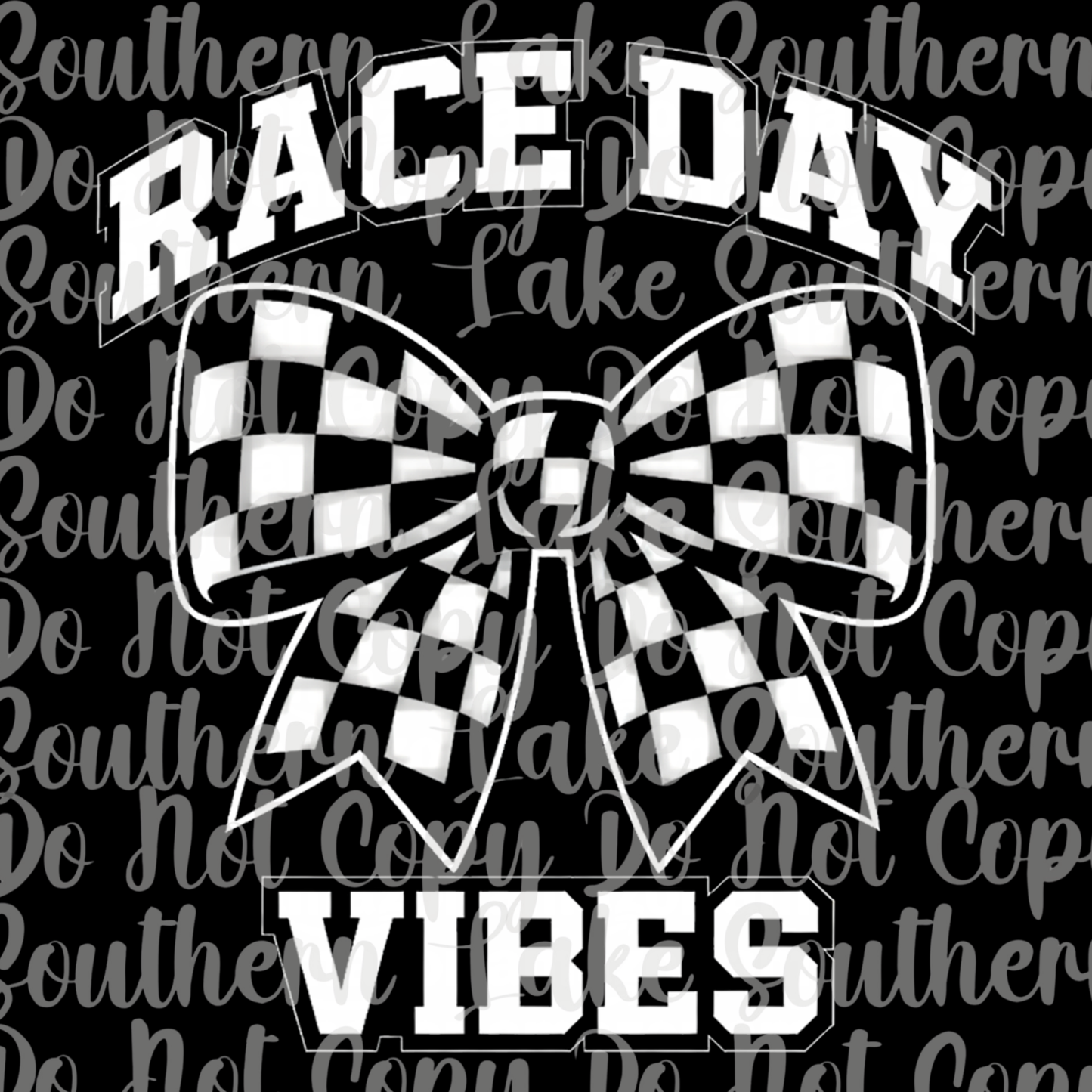 Race Day Vibes DTF Single Print