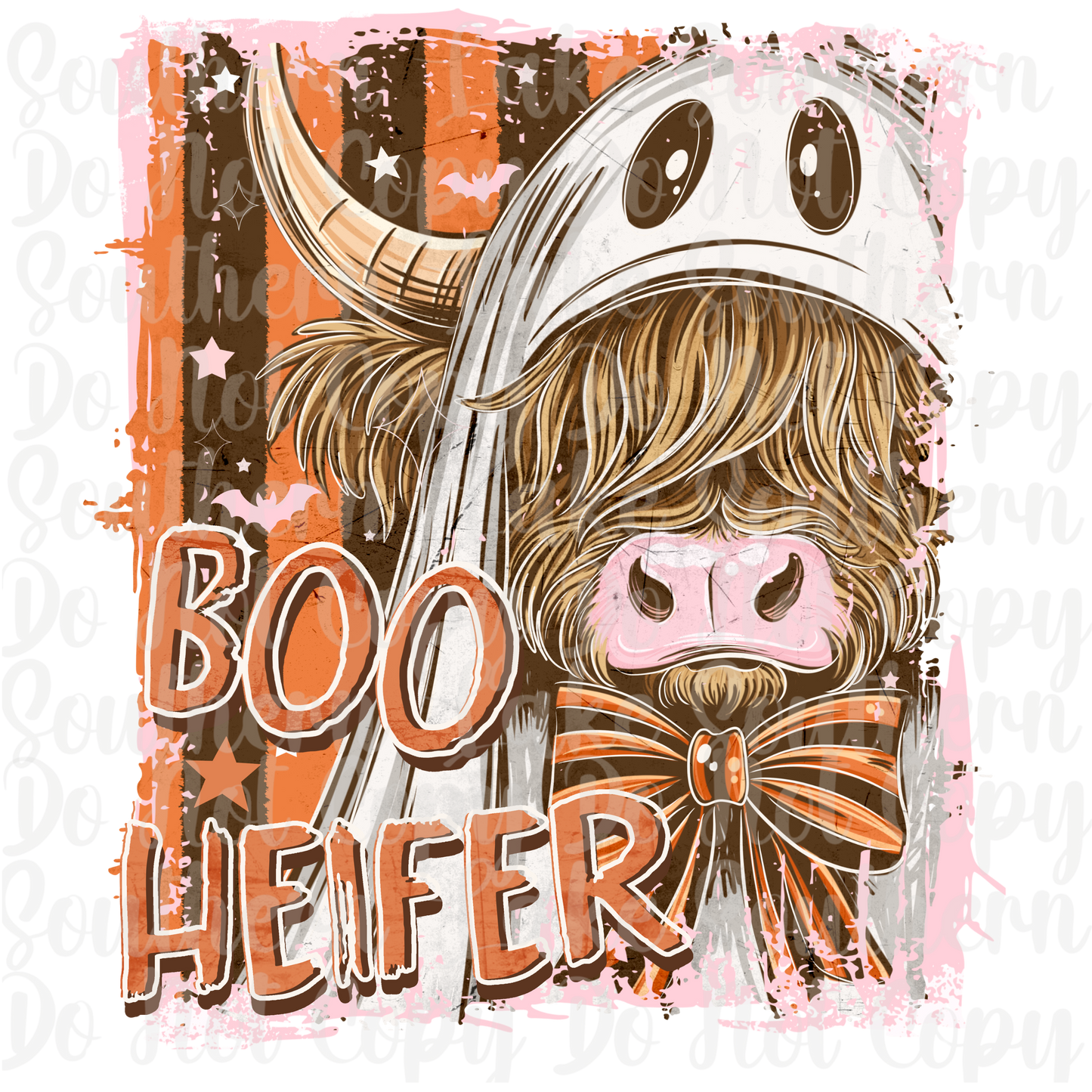 Boo Heifer DTF Single Print