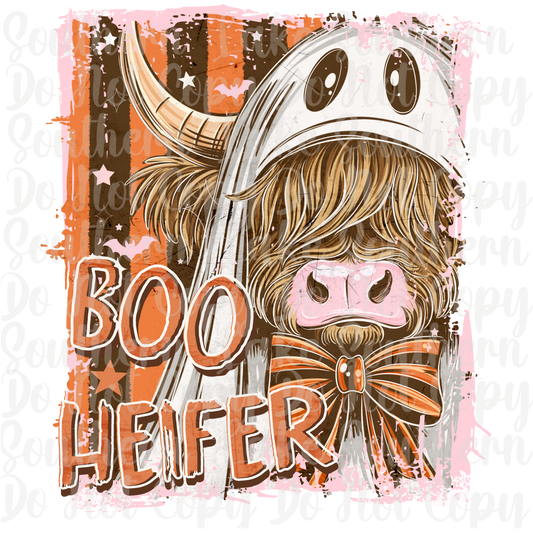 Boo Heifer DTF Single Print