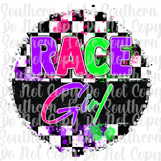 Race Girl DTF Single Print