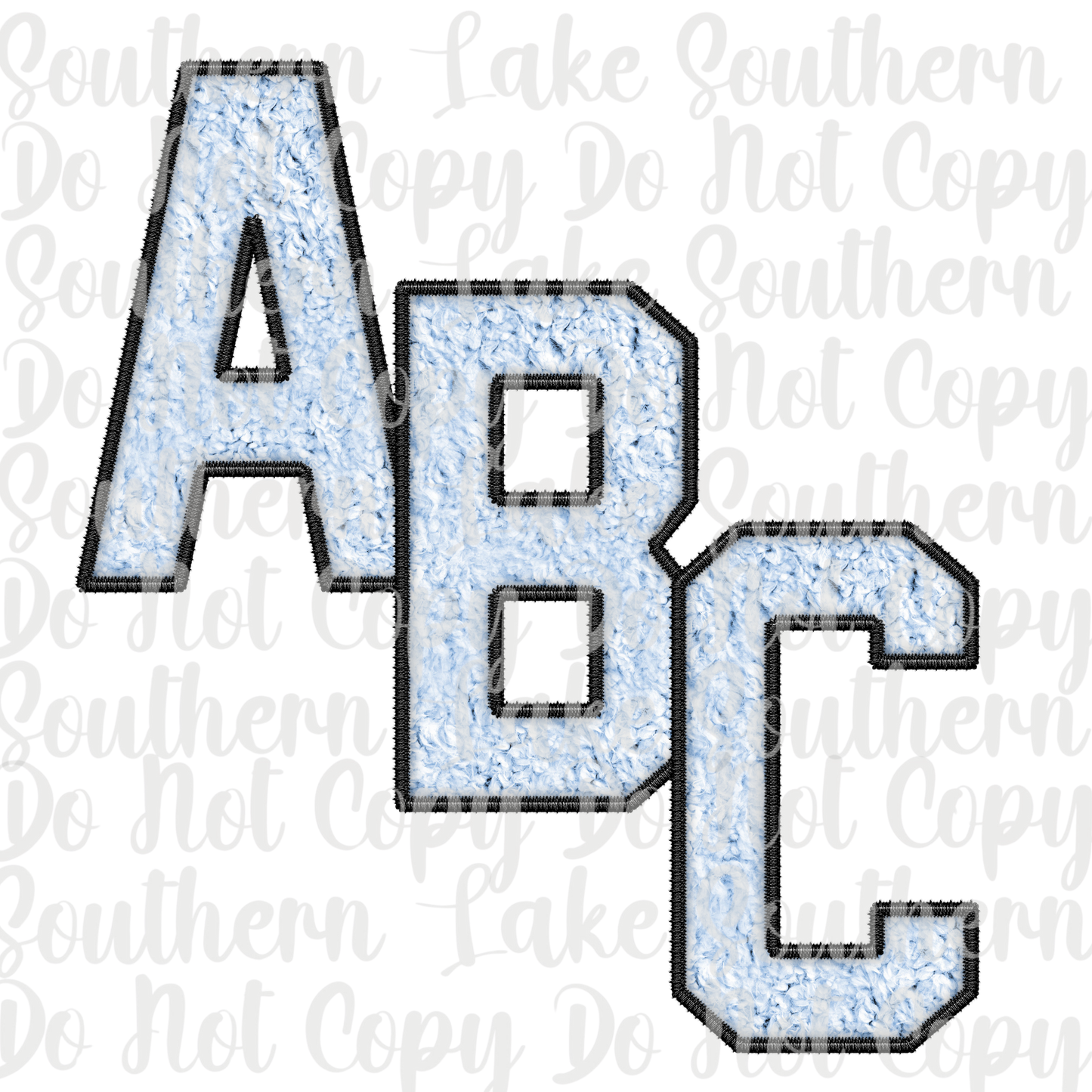 Light Blue Fur Alpha Set A-0 Digital Download Only