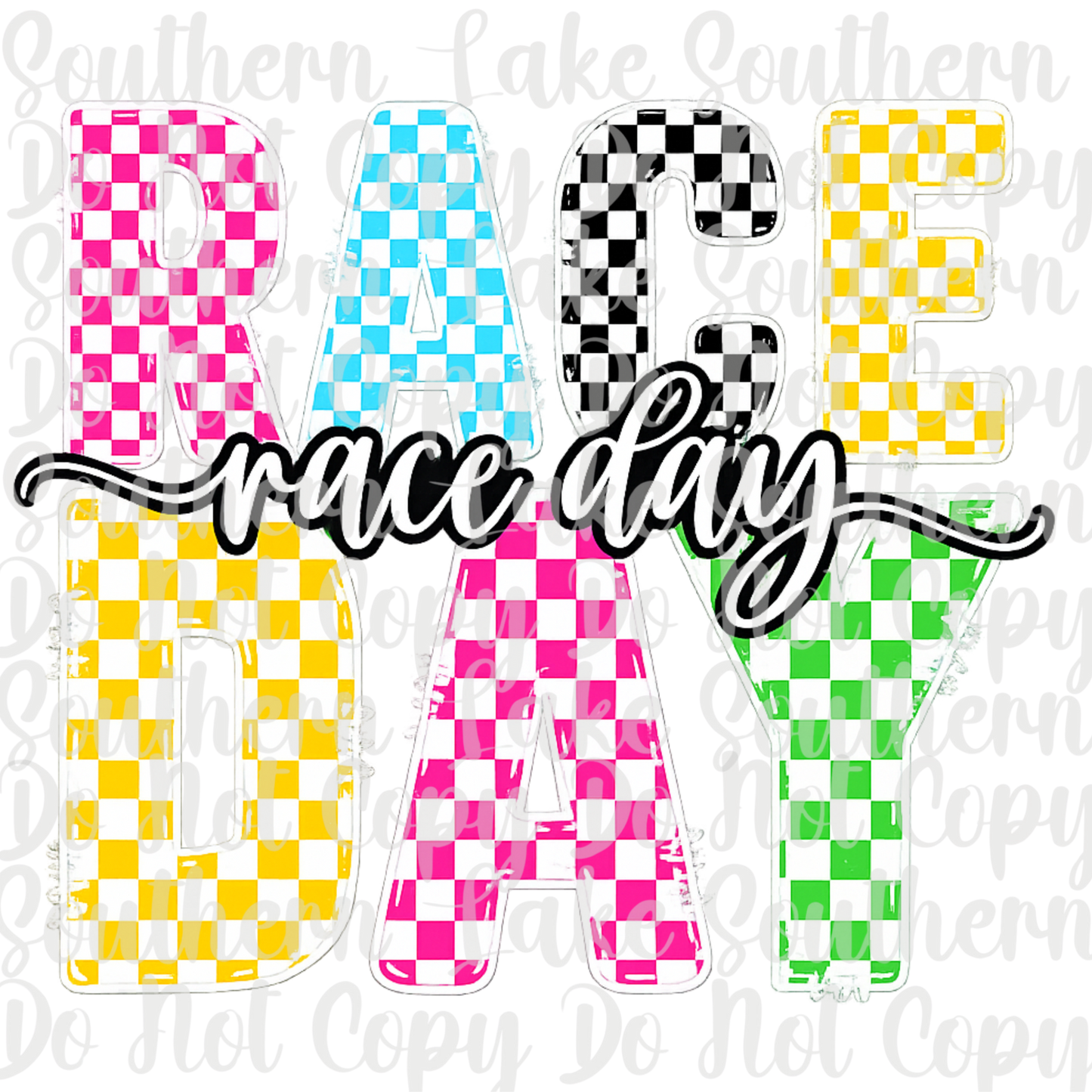 Race Day DTF Single Print