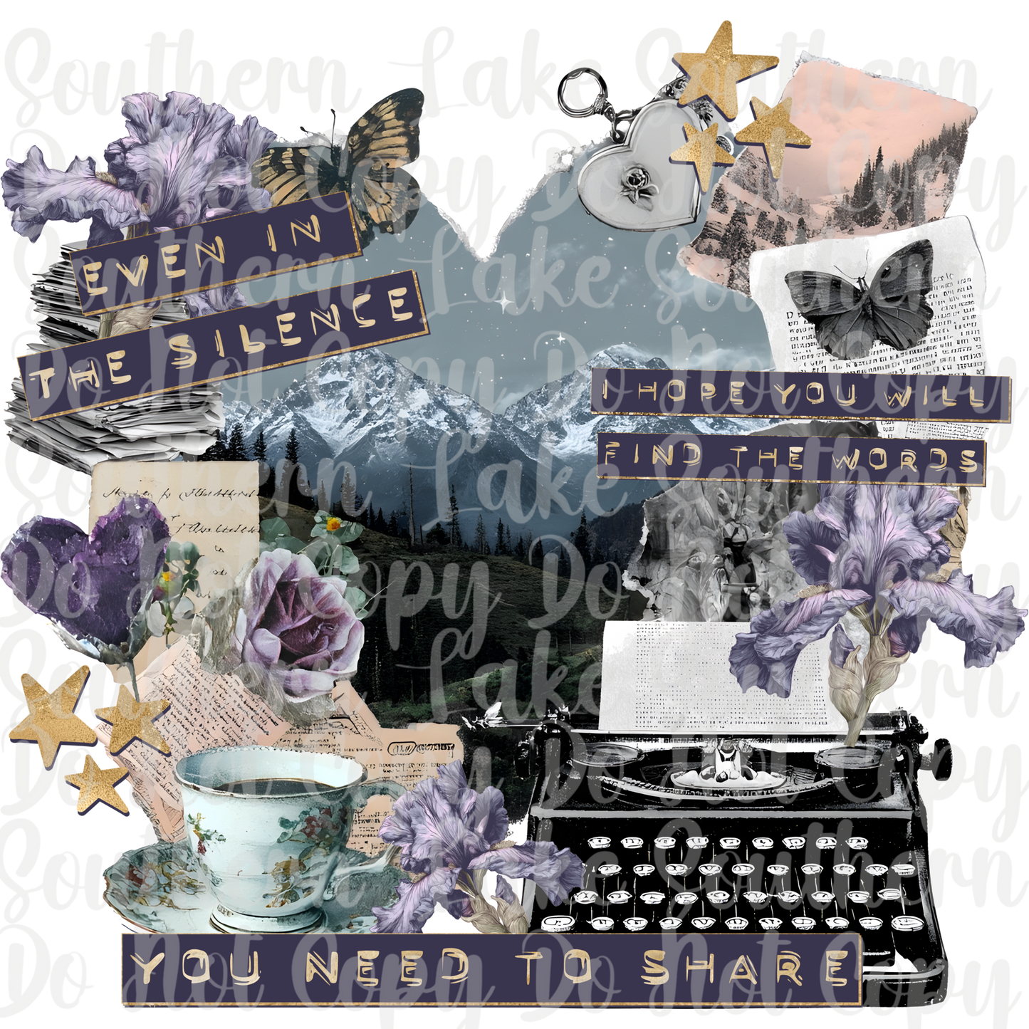 Even In The Silence I Hope You Find.. DTF Single Print