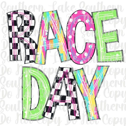 Race Day DTF Single Print