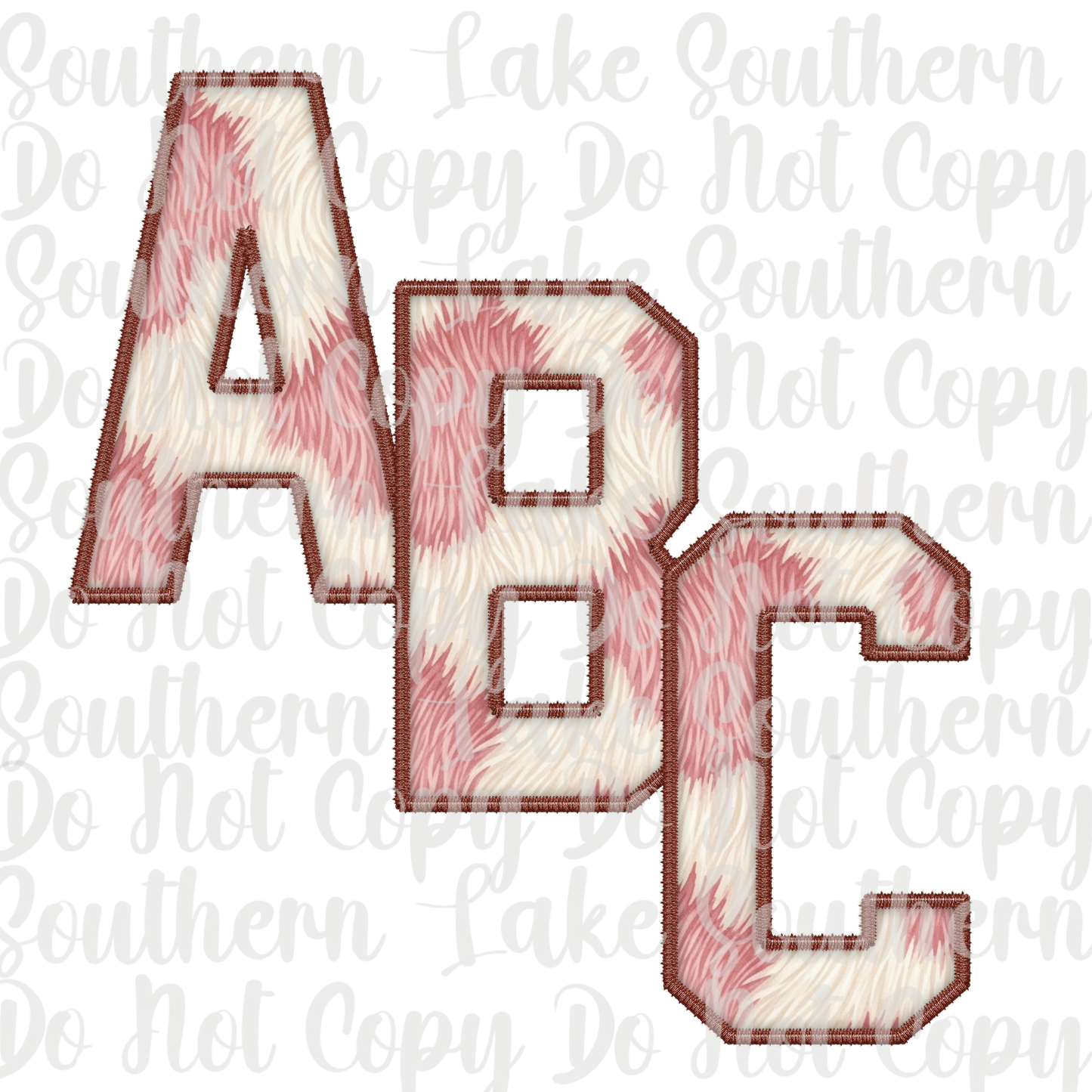 Pink Cow Fur Alpha Set A-0 Digital Download Only