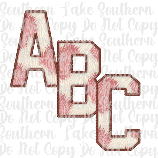 Pink Cow Fur Alpha Set A-0 Digital Download Only