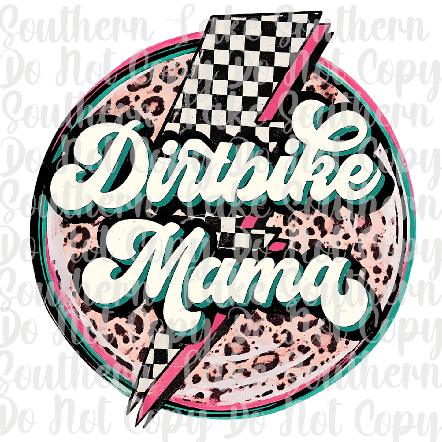 Dirt Bike Mama DTF Single Print