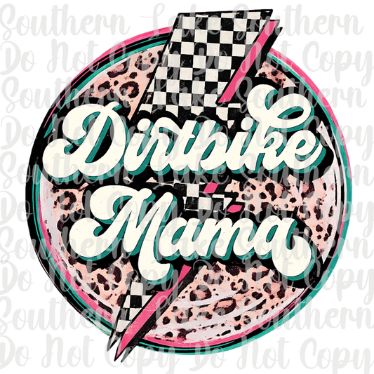 Dirt Bike Mama DTF Single Print