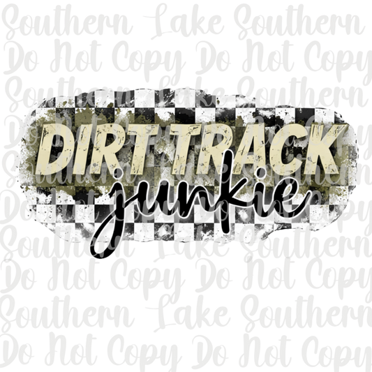 Dirt Track Junkie DTF Single Print