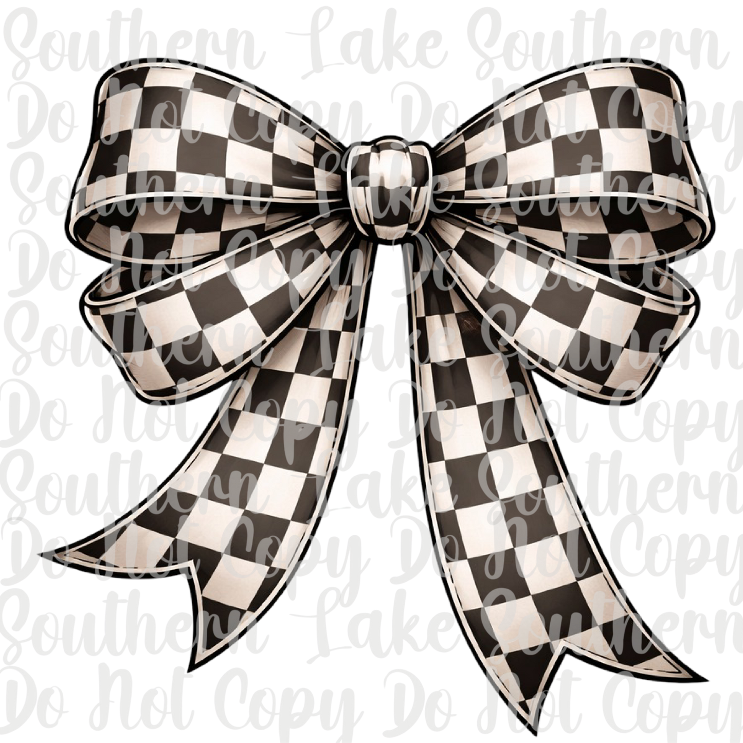 Racing Bow DTF Single Print