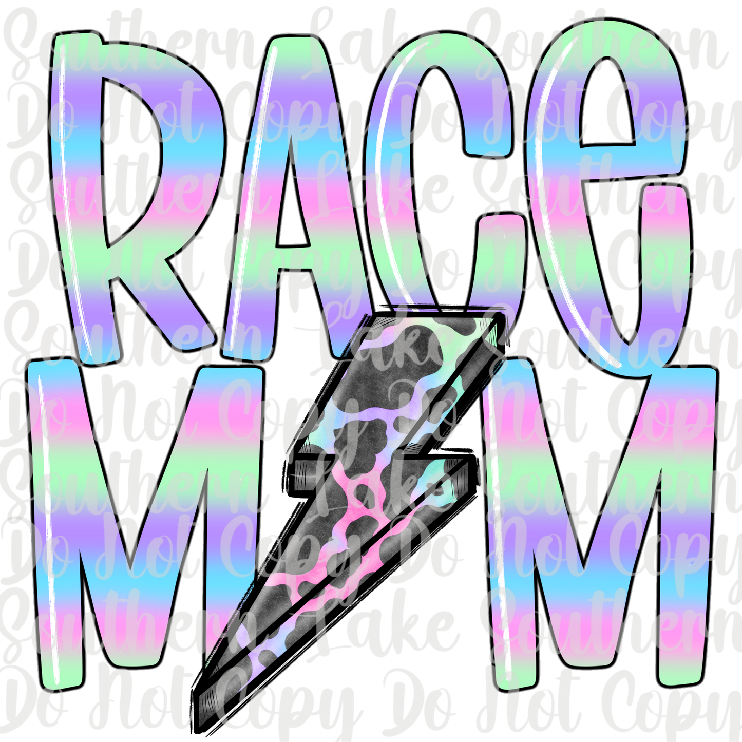 Race Mom DTF Single Print