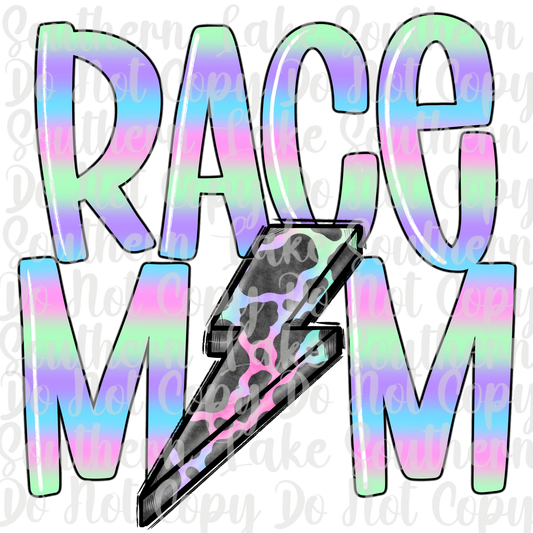 Race Mom DTF Single Print