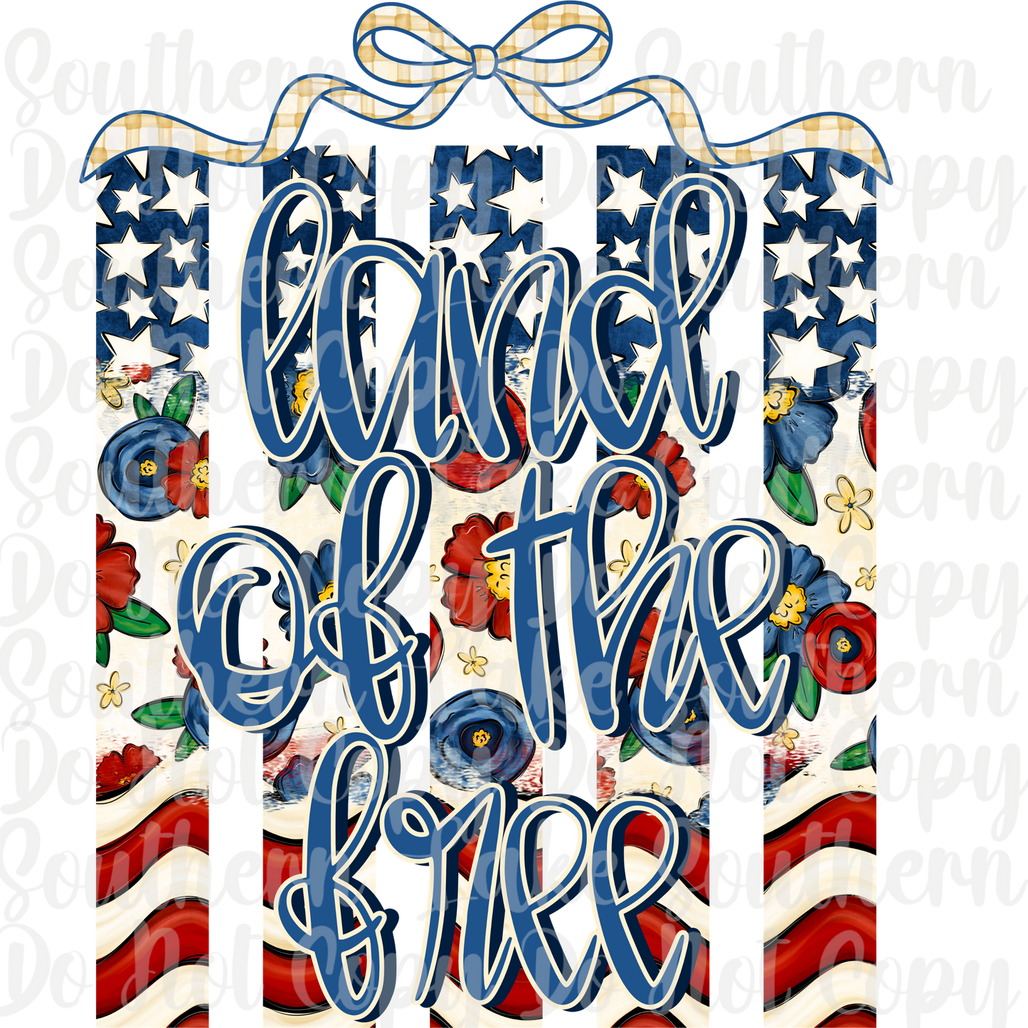 Land Of The Free DTF Single Print