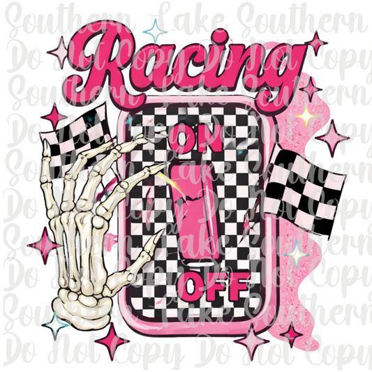 Racing On DTF Single Print