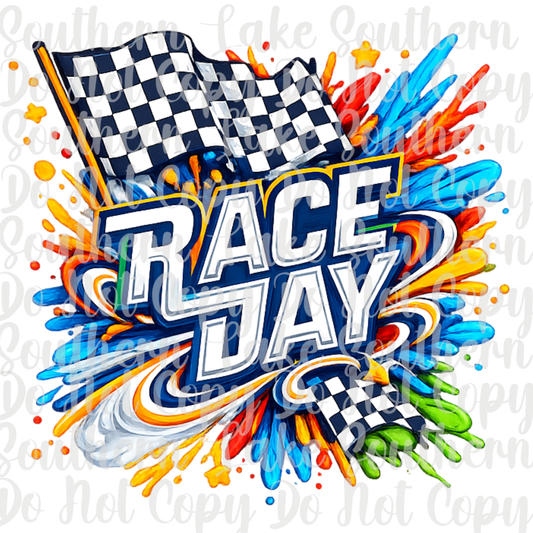 Race Day DTF Single Print