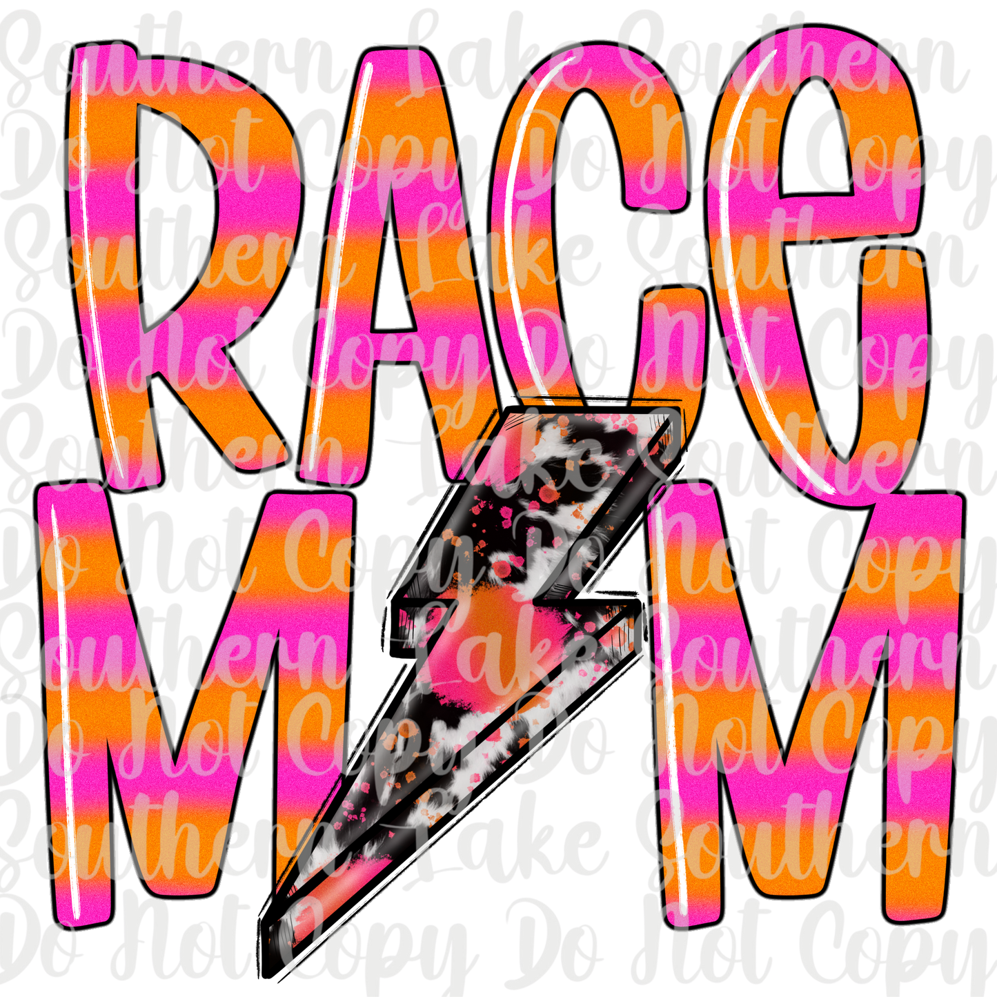 Race Mom DTF Single Print