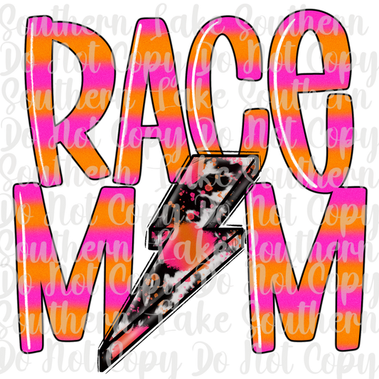 Race Mom DTF Single Print