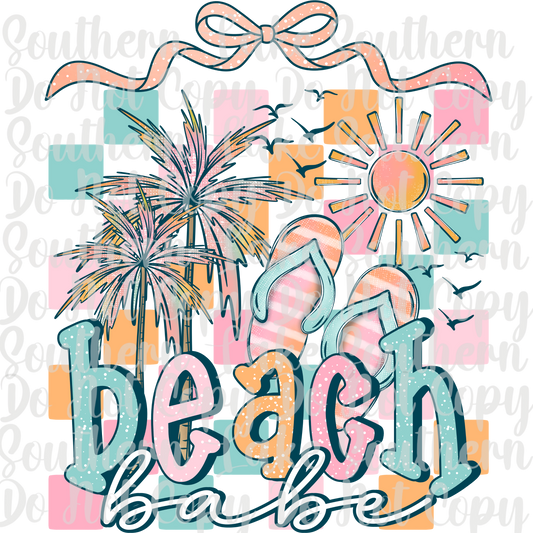 Beach Babe DTF Single Print
