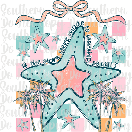 If The Stars Are Made To Worship DTF Single Print