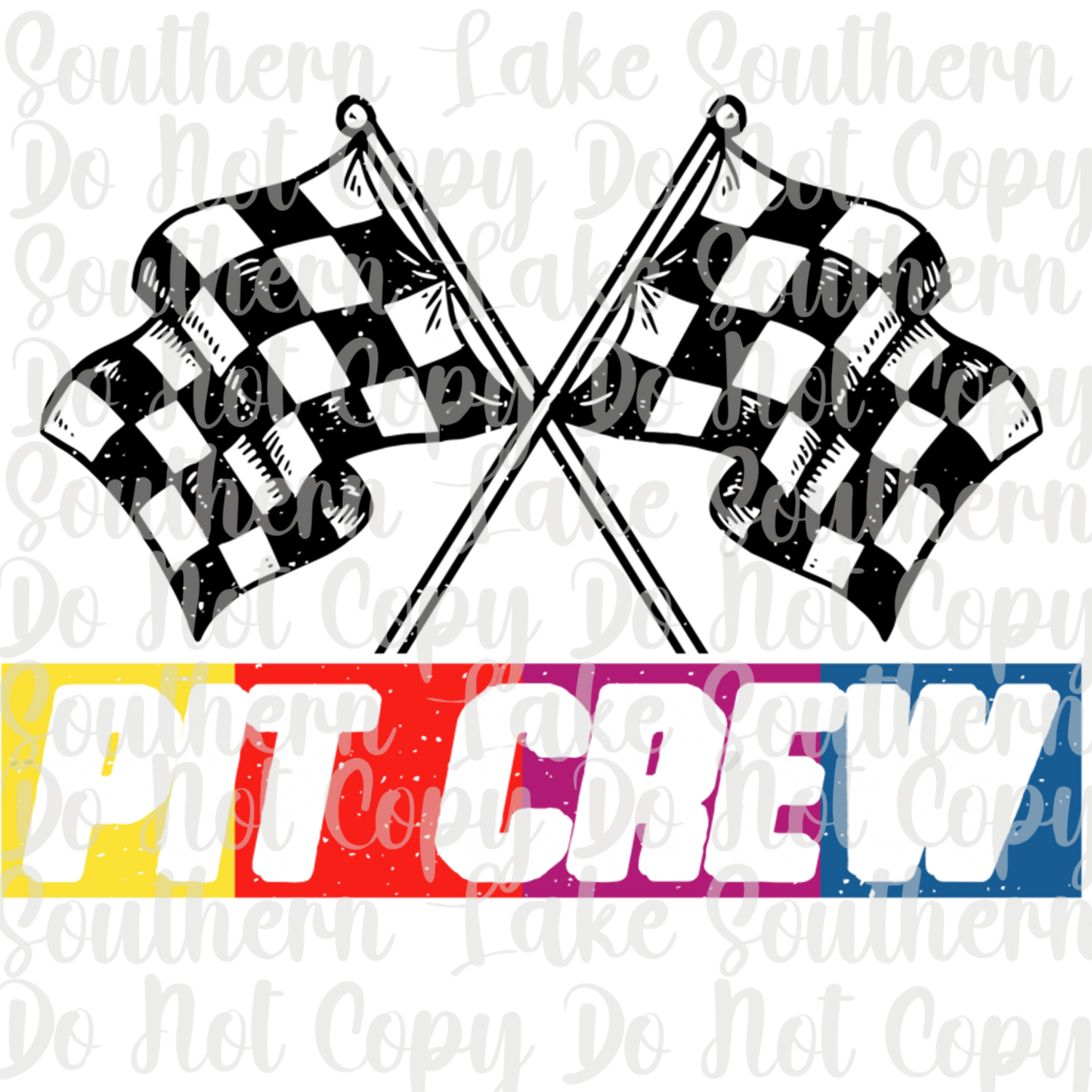 Pit Crew DTF Single Print