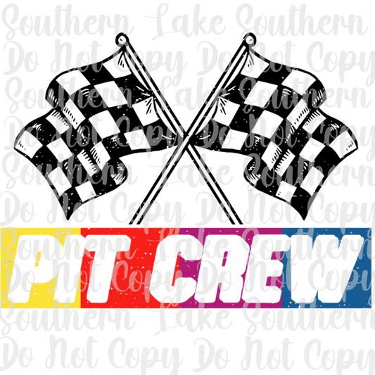 Pit Crew DTF Single Print