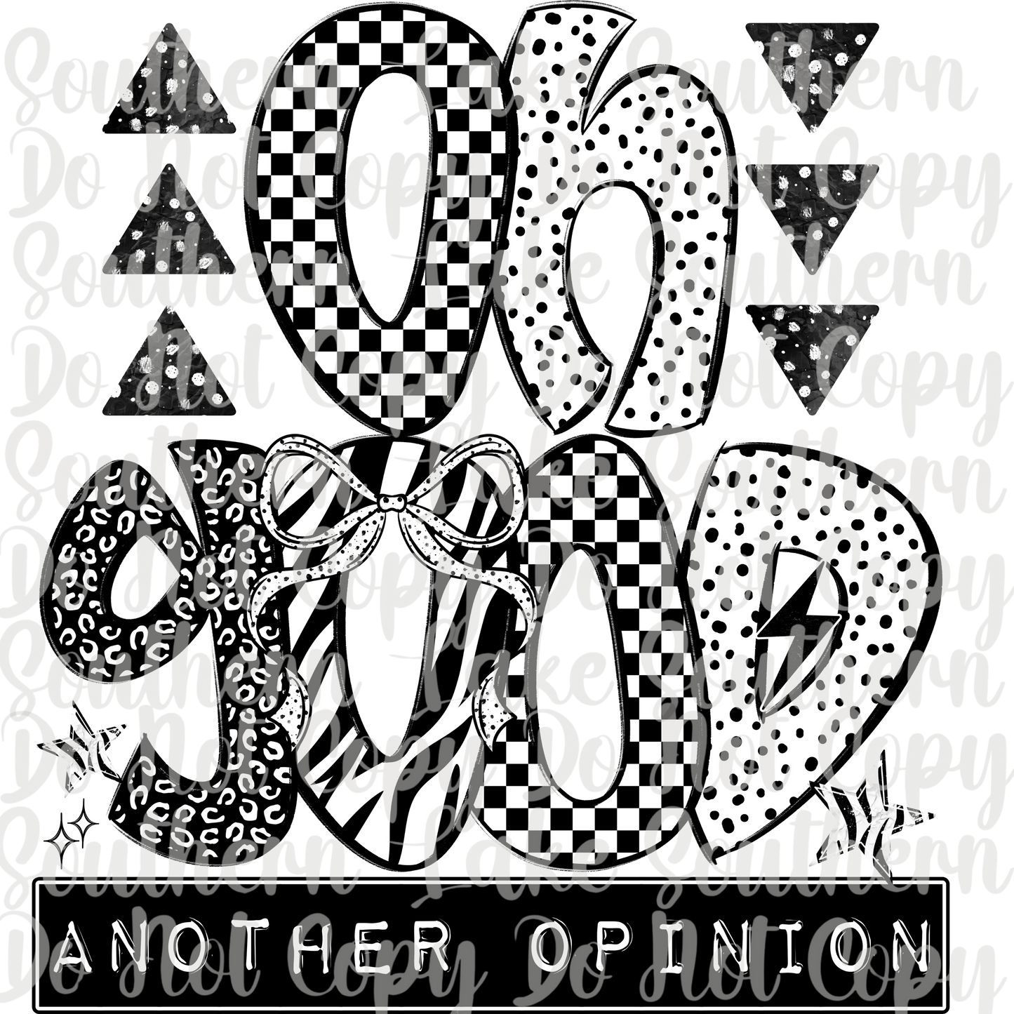 Oh Good Another Opinion DTF Single Print